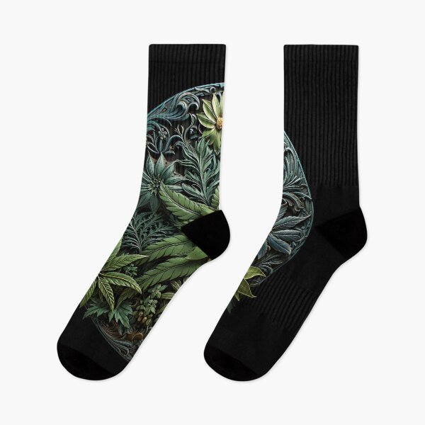 Item preview, Weed Pot Leaf Design In A Circle - For Pot Heads - Get High And Get This designed and sold by AlanPhotoArt.