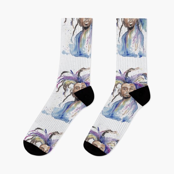 Artikelvorschau, BLACK MAN WITH COLORFUL DREADS, WATERCOLOR PAINT DESIGN entworfen und verkauft von womenandflowers.