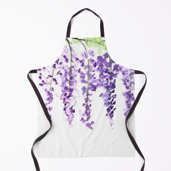 Item preview, Purple Wisteria flowers watercolor designed and sold by Monika Howarth.