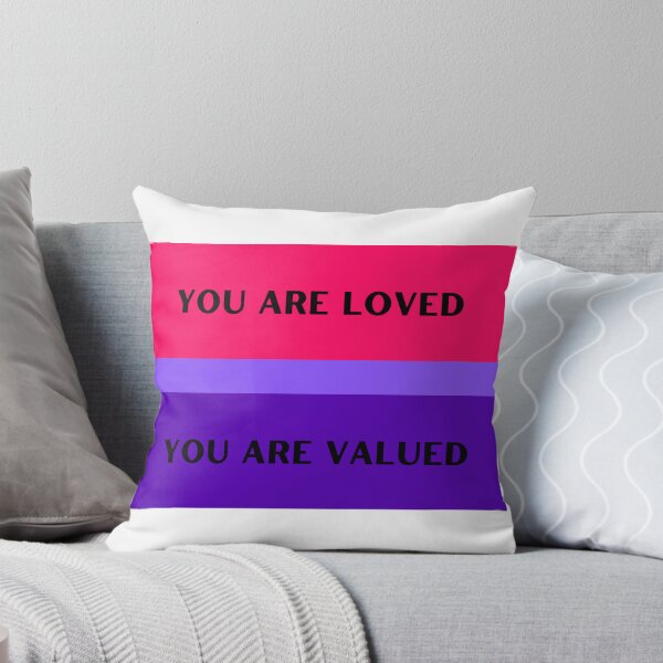 Item preview, You are Loved / You are Valued BiPride designed and sold by Little Birdie.