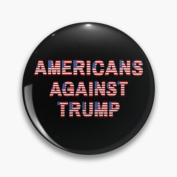 Item preview, "Americans Against Trump" USA Flag Font designed and sold by Write-to-Rebel.