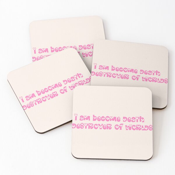 Item preview, I am become death the destroyer of worlds quote v5 heart designed and sold by General-Corner.