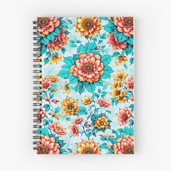 Item preview, Yellow and Red Floral Pattern designed and sold by Islandadora.