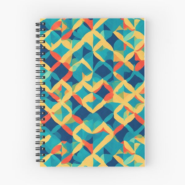 Item preview, Geometric Pattern with Hues of Red, Yellow, and Cyan designed and sold by Islandadora.