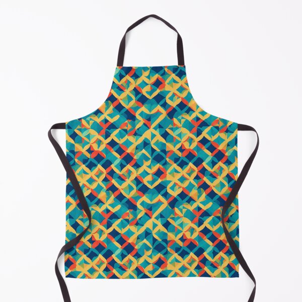 Item preview, Geometric Pattern with Hues of Red, Yellow, and Cyan designed and sold by Islandadora.