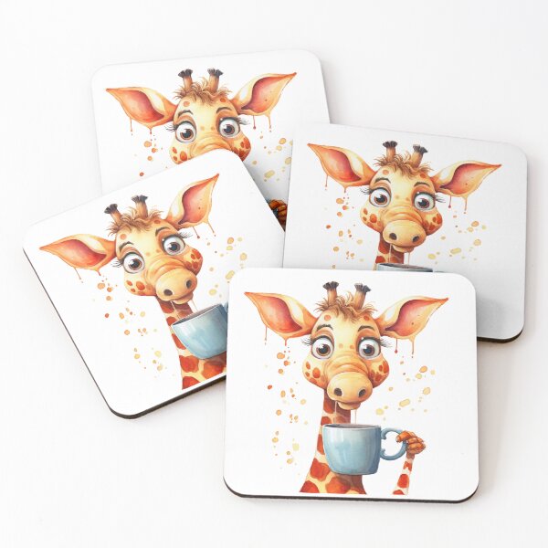 Artikelvorschau, Tasse Kaffee mit dieser süßen Giraffe entworfen und verkauft von LeenHaus.