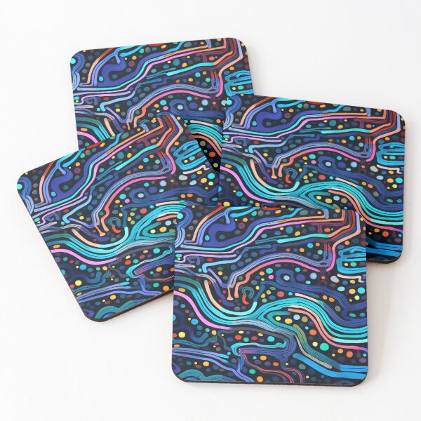 Item preview, Neon squiggles designed and sold by MyMerryMary.