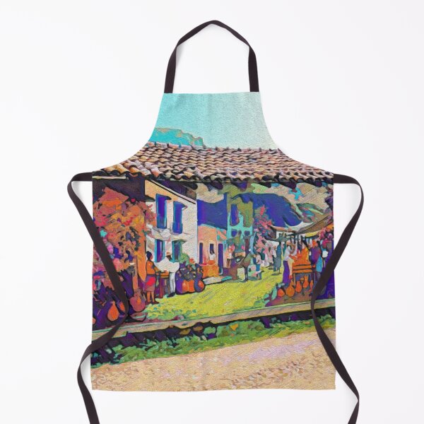 Item preview, MEXICAN VILLAGE MURAL designed and sold by ArtbyRolleen.