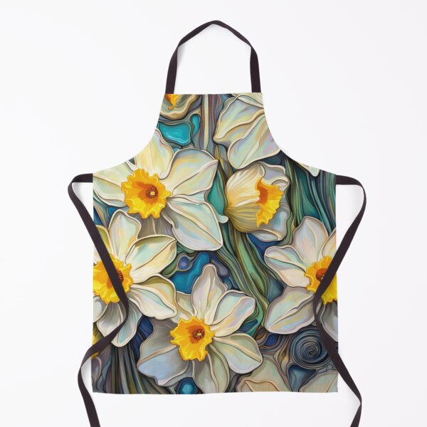 Item preview, Folk Art Daffodils designed and sold by EpicFoxArt.