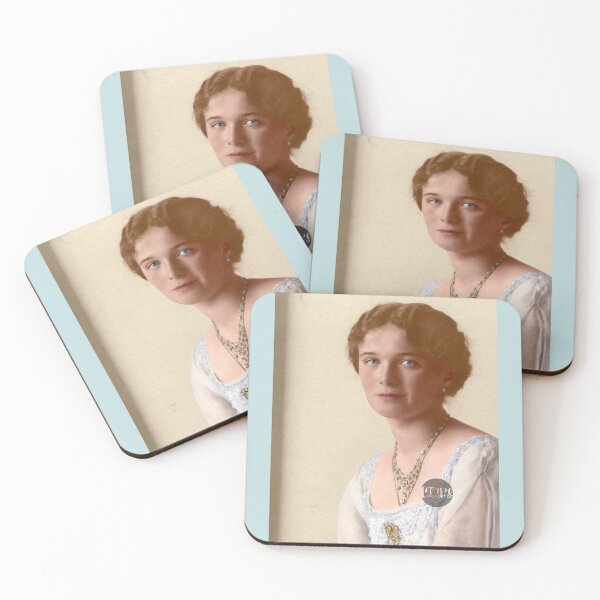 Item preview, Olga Nikolaevna - 1913 Formal Portrait - Detail Colorized designed and sold by Carpe Colorization .