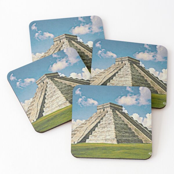 Item preview, PYRAMID IN CHICHEN ITZA designed and sold by ArtbyRolleen.