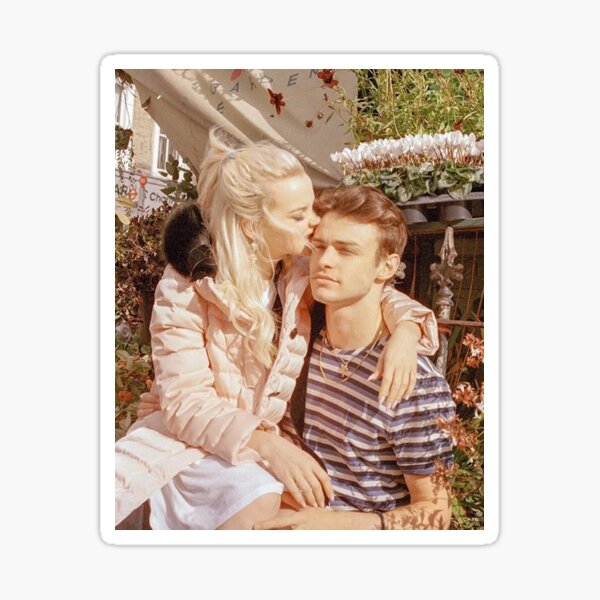 Dove Cameron And Thomas Doherty Sticker By Margot25 Redbubble