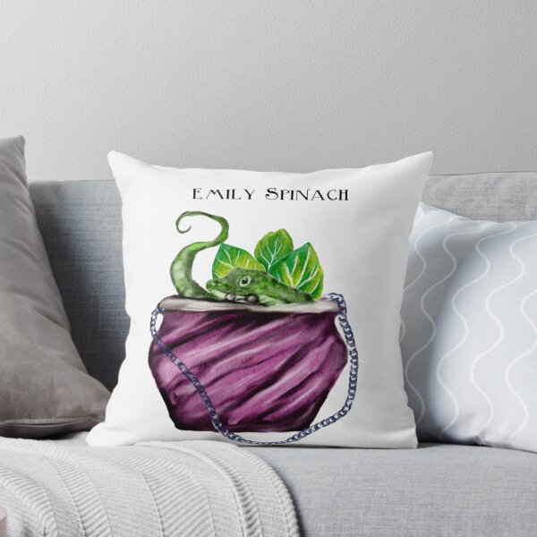 Item preview, Emily Spinach Green Garter Snake Historic Danger Noodle of Alice Roosevelt in Purple Hand Bag designed and sold by Monica Laipple.