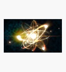 Atom Particle Photographic Print
