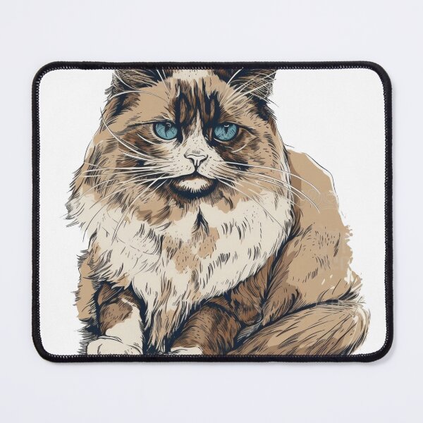 Item preview, Ragdoll Whimsy Art - Vintage Cat Prints & Wall Hangings for Cat Lovers! designed and sold by DooodleGod.
