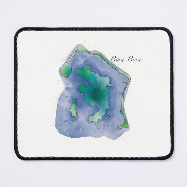 Item preview, Bora Bora watercolor designed and sold by oravaart.