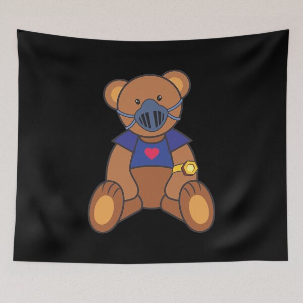 Item preview, Cuddly Supervillain Teddy Bear - Funny  designed and sold by Vector-Artist.