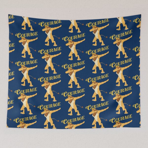 Item preview, Cowardly Lion Dab  - The Wizard Of Oz TShirt -Courage Baseball ¾ Sleeve  designed and sold by kletikv.
