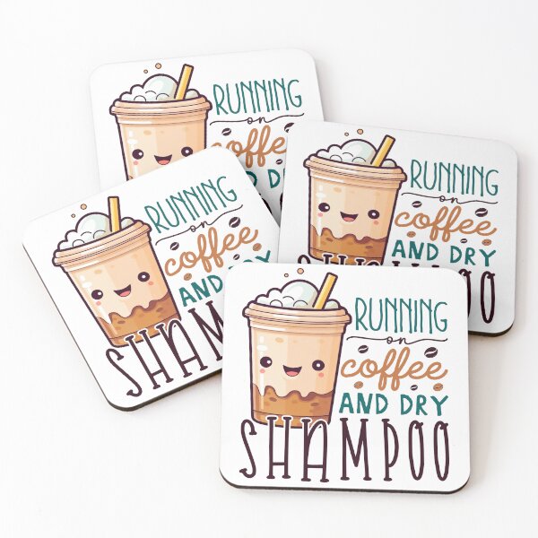Item preview, Funny Coffee Sticker, Coffee and Dry Shampoo designed and sold by SE7VENTH.