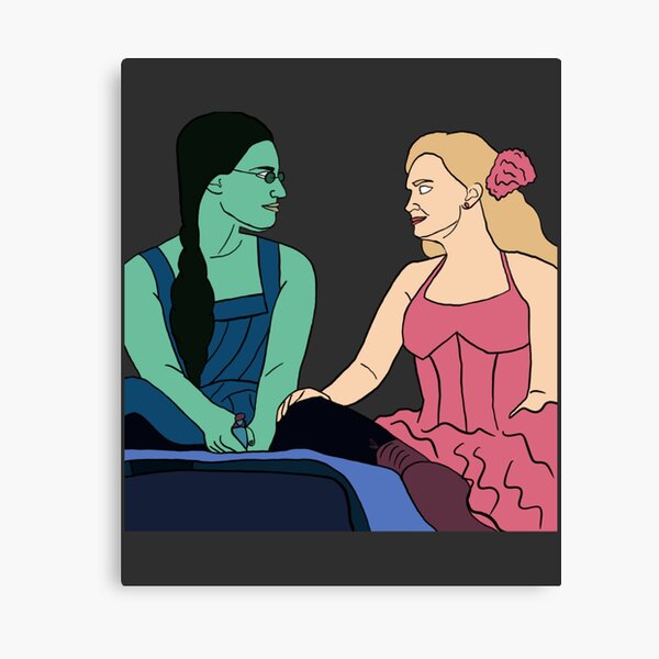 Item preview, Elphaba and Glinda (Popular)   designed and sold by kletikv.