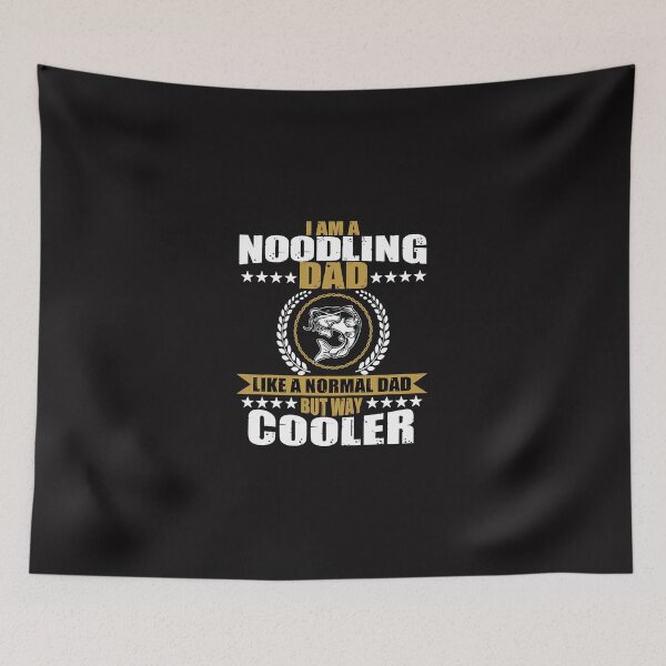 Item preview, Fishing Mens Catfish Noodling Dad Design CatFishing Men Fisher designed and sold by KoushtubhKalla.