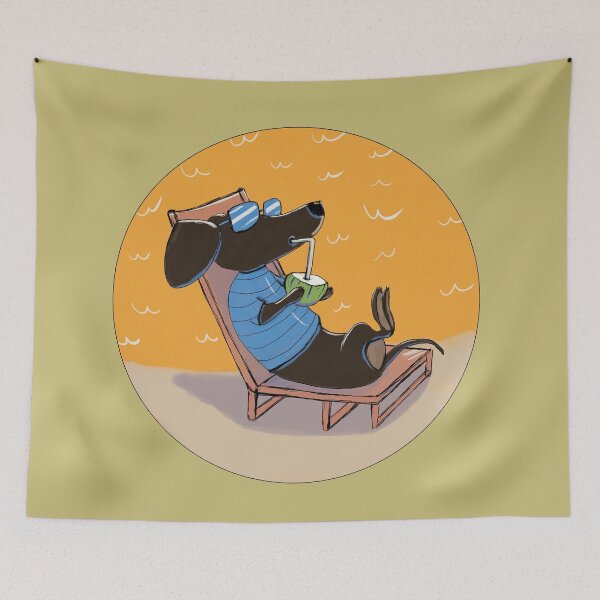Item preview, Funny Dachshund designed and sold by Juceliamarques.