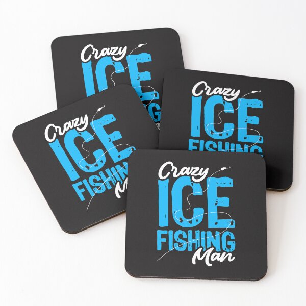 Item preview, Fishing Mens Crazy Ice Fishing Man Fisher Hobby Fisher Ice Fishing Fisher designed and sold by KoushtubhKalla.