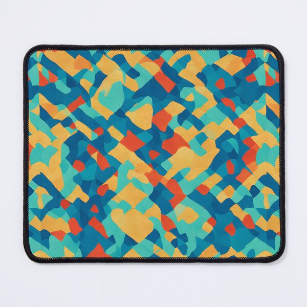 Item preview, Geometric Pattern Red, Blue, Yellow, and Cyan designed and sold by Islandadora.