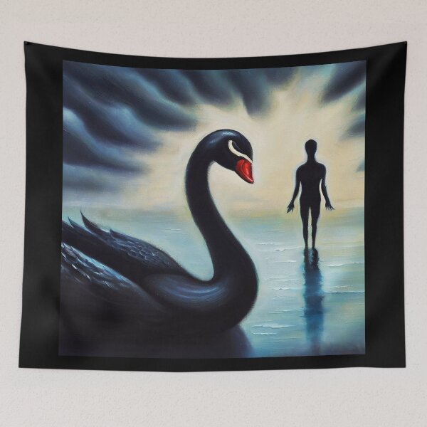Item preview, Spirit Animal Black Swan 2 designed and sold by CrankyOldDude.