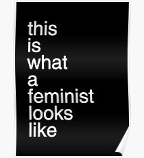 Helvetica Feminism Poster