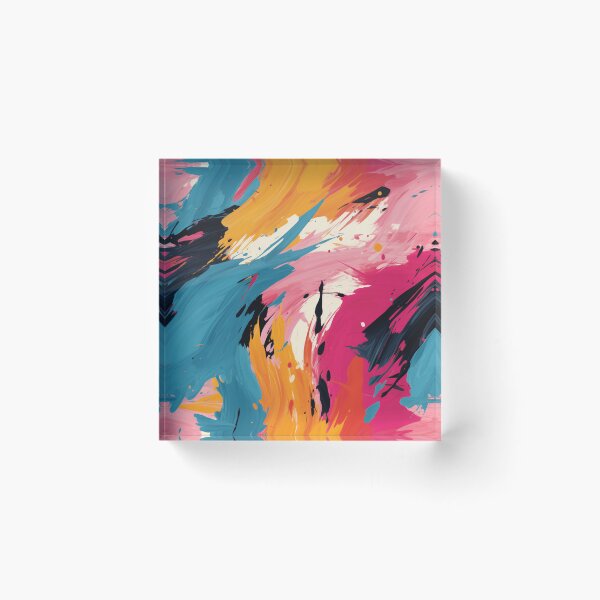 Item preview,  "Explosion of Creativity: Immerse Yourself in a Universe of Abstract Brushstrokes that Capture the Essence of Art" designed and sold by SBD-Shop.