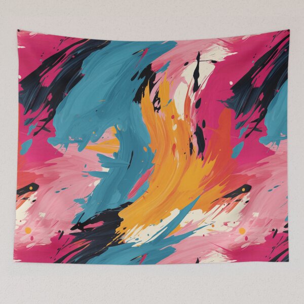 Item preview,  "Explosion of Creativity: Immerse Yourself in a Universe of Abstract Brushstrokes that Capture the Essence of Art" designed and sold by SBD-Shop.