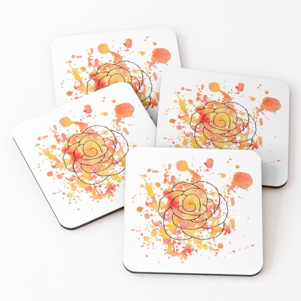 Item preview, Summer Heat Rose Splatter designed and sold by abstractwhimsy.
