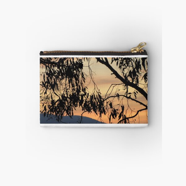 Item preview, Peachy streaky dawn over Croydon through gum trees. designed and sold by NezWez.