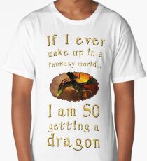 Fantasy Dragon Long T-Shirt