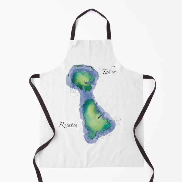 Item preview, Watercolor of Raiatea and Tahaa (RFP) designed and sold by oravaart.