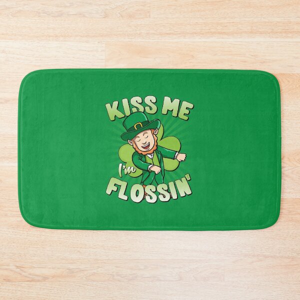 Item preview, Kiss Me I'm Flossin' Floss St Patricks Day designed and sold by flippinsg.