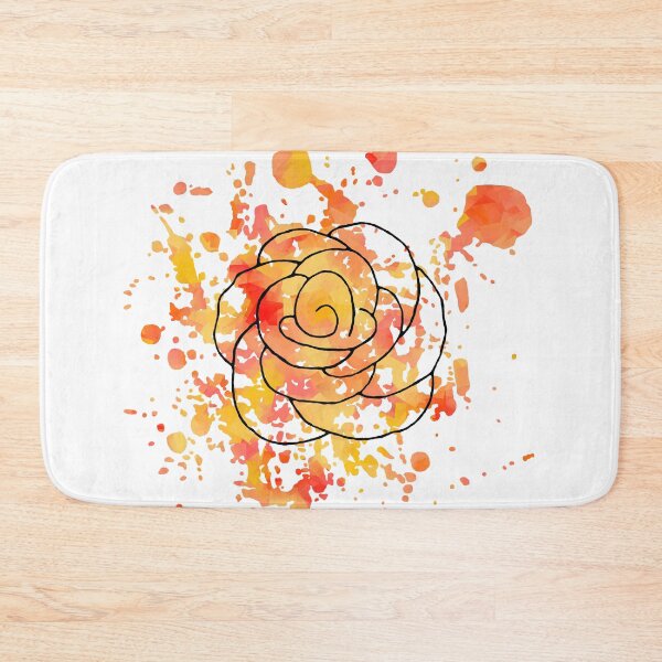 Item preview, Summer Heat Rose Splatter designed and sold by abstractwhimsy.