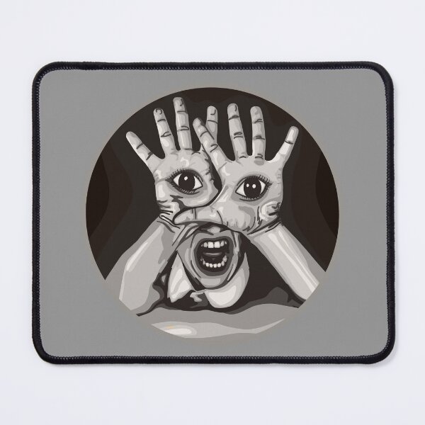 Item preview, Weird Eyeball Hands Scream designed and sold by Unhinged Heather.