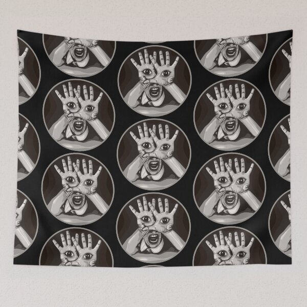 Item preview, Weird Eyeball Hands Scream designed and sold by Unhinged Heather.