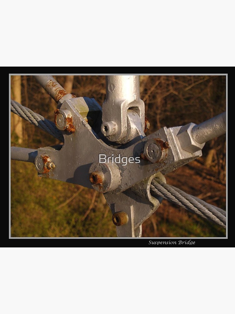 Thumbnail 2 of 2, Greeting Card, Suspension Bridge designed and sold by Bridges.