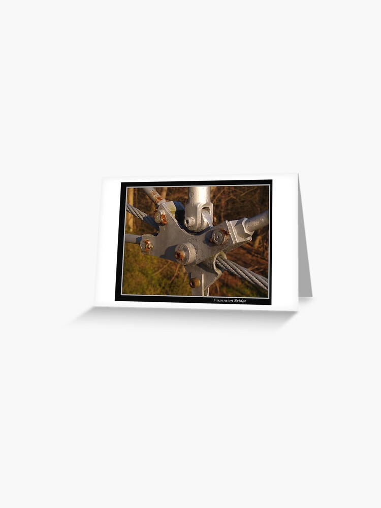 Thumbnail 1 of 2, Greeting Card, Suspension Bridge designed and sold by Bridges.