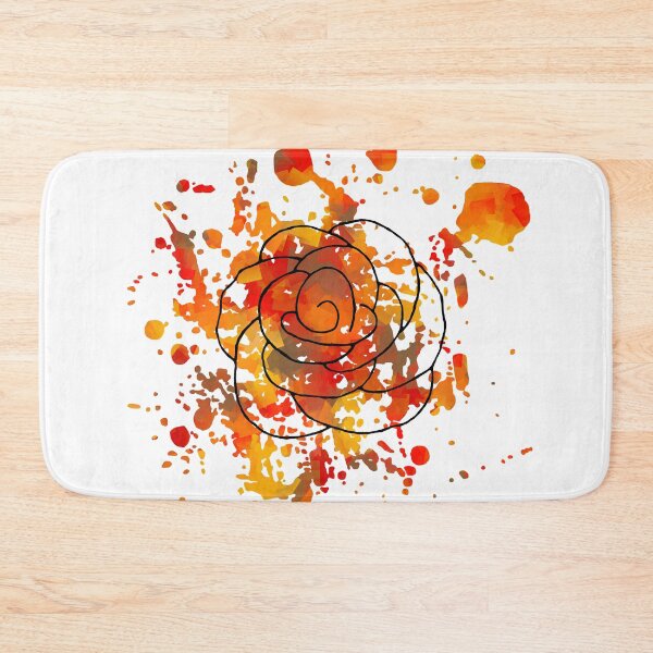 Item preview, Autumn Rose Splatter designed and sold by abstractwhimsy.
