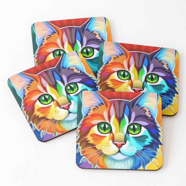 Item preview, Multicolored Cat designed and sold by Isalumw.