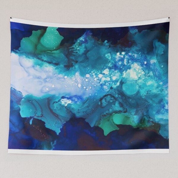 Item preview, Blue waves designed and sold by nikkeetah.