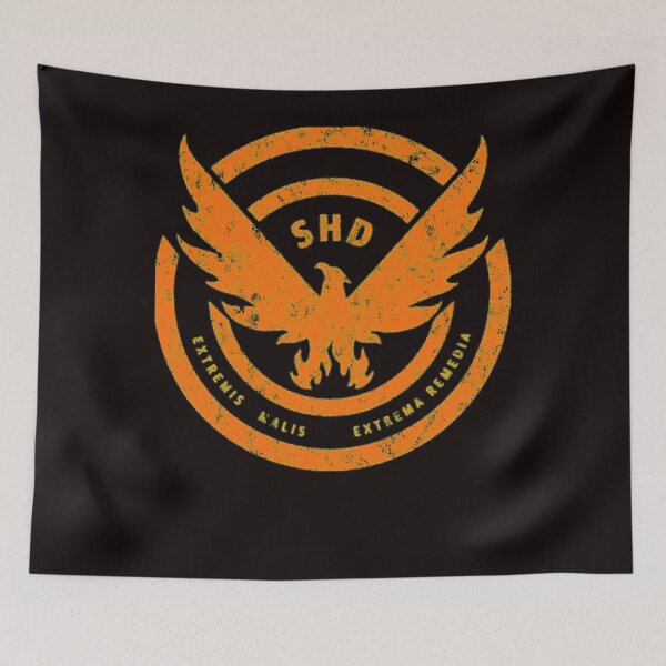 Item preview, The Division SHD Logo Distressed Orange designed and sold by ChristLeconte.