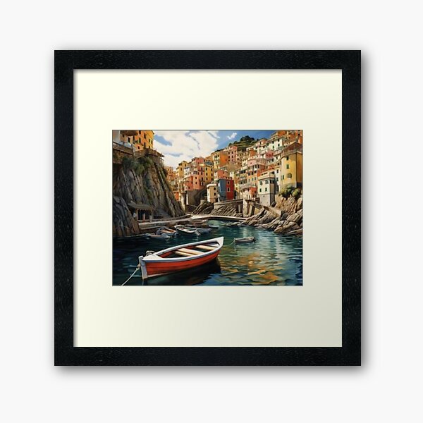 Item preview, Cinque Terre Escapade designed and sold by illustrarts-.