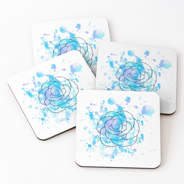 Item preview, Frost Rose Splatter designed and sold by abstractwhimsy.
