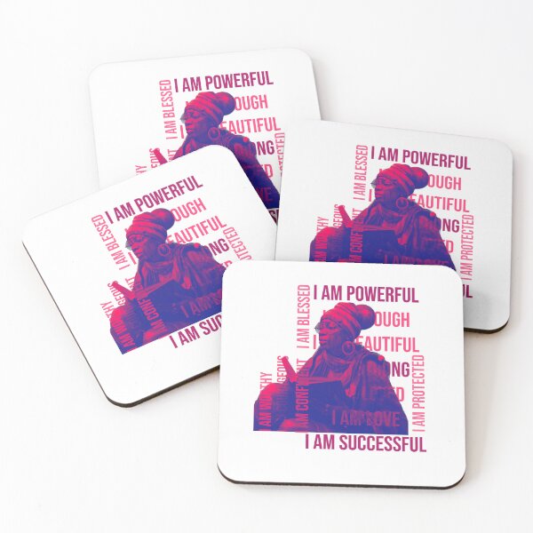 Item preview, Uplifting African Woman Graphic Art Featuring Positive Affirmations designed and sold by Brand Uno Studio.