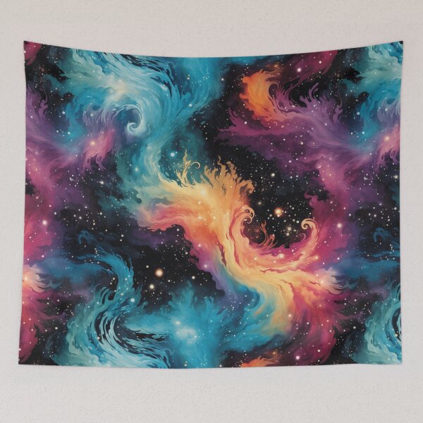 Item preview,  "Explosive Universe: Dive into a Cosmic Journey of Vibrant Colors and Mystery" designed and sold by SBD-Shop.